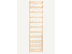 PROREGAL Weinregal Pinotwine HxBxT 166 x 43,4 x 25 cm 44 Flaschen Massives Kiefernholz Natur unbehandelt