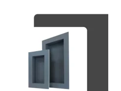 Protektor Wandnische Befliesbar 30cm x 60cm Polysterol Anthrazit