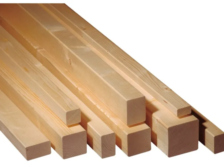 Rahmenholz Fichte/Tanne gehobelt/getrocknet 74 mm x 74 mm x 2000 mm