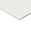 Rückwandplatte HDF einseitig Weiß 140 cm x 103 cm x 0,3 cm