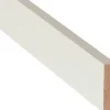 Rechteckleiste Weiß lackiert 10 mm x 40 mm Länge 900 mm