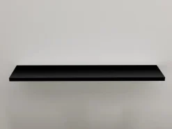 Regalboden aus Melaminbeschichteter Spanplatte 120 cm x 20 cm x 1,6 cm Schwarz