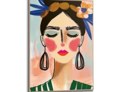 Reinders Gerahmtes Bild Spring Face für Wohnzimmer 70 cm x 50 cm Mehrfarbig