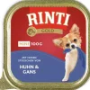 Rinti Hunde-Nassfutter Gold Mini Huhn und Gans 100 g