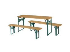 roba Kinderpartygarnitur Natur mit Bankkissen aus FSC-zertifiziertem Holz