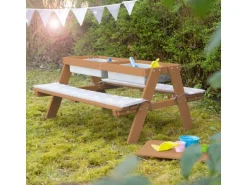 roba Kindersitzgarnitur in Natur Outdoor + mit Spielwannen