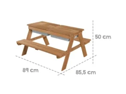 roba Kindersitzgarnitur in Natur Outdoor + mit Spielwannen
