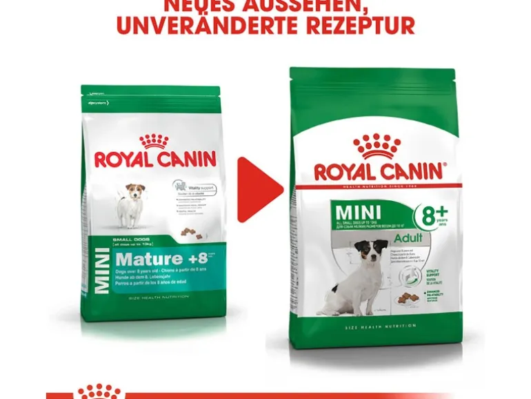 Royal Canin Mini Adult 8+ Trockenfutter Ältere Kleine Hunde 2 kg