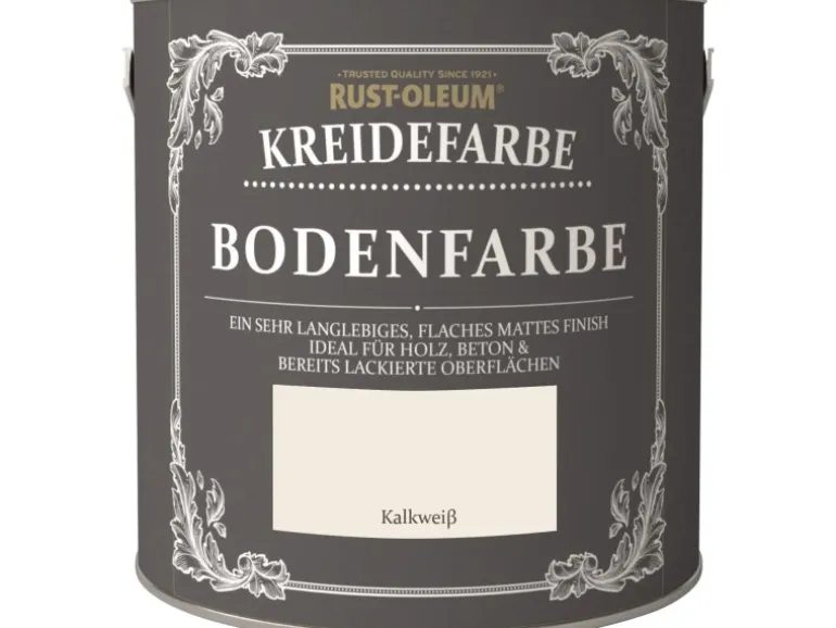 Rust-Oleum Kreide-Bodenfarbe Kalkweiß 2,5 l