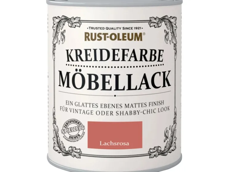 Rust-Oleum Kreidefarbe Möbellack Lachsrosa 750 ml