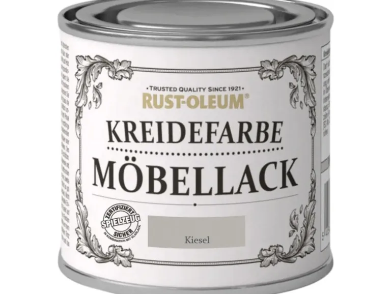 Rust-Oleum Kreidefarbe Möbellack Kiesel Matt 125 ml