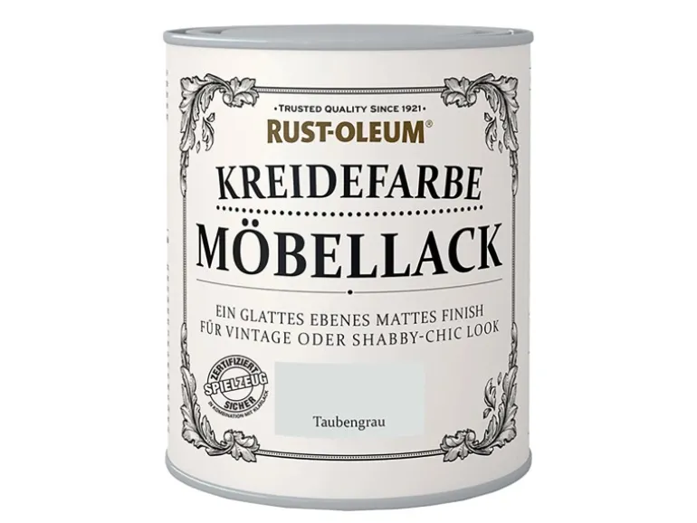 Rust-Oleum Kreidefarbe Möbellack Taubengrau 750 ml