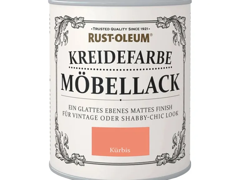 Rust-Oleum Kreidefarbe Möbellack Kürbis matt 750 ml