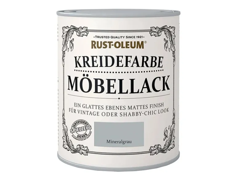Rust-Oleum Kreidefarbe Möbellack Mineralgrau 750 ml