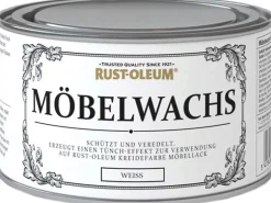 Rust-Oleum Kreidefarbe-Möbelwachs Weiß 400 ml