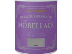 Rust-Oleum Möbellack Metallisch Silber Matt 750 ml