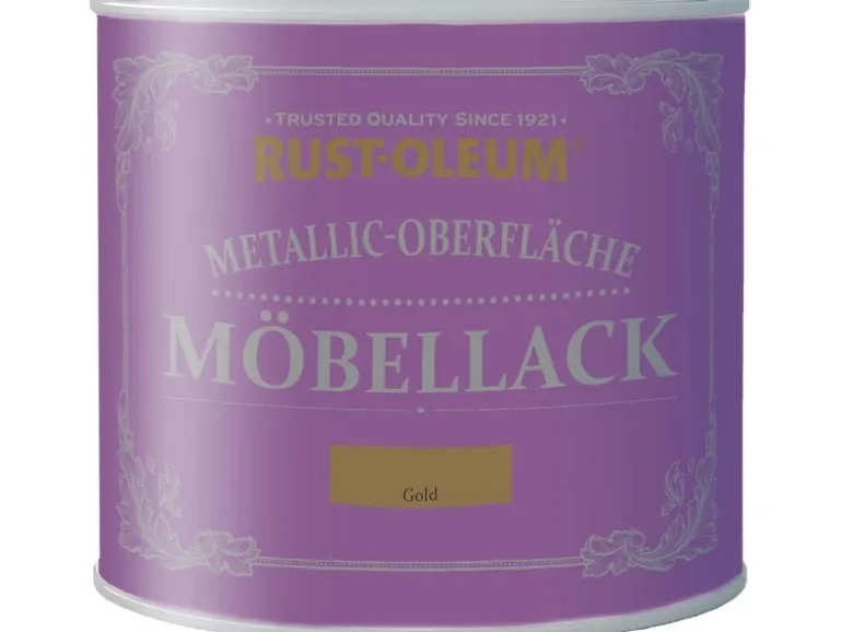 Rust-Oleum Möbellack Metallisch Gold Matt 125 ml