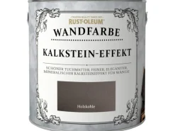 Rust-Oleum Wandfarbe Kalkstein-Effekt Holzkohle 2,5 l