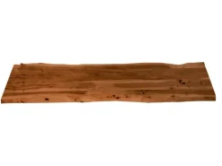 SAM Tischplatte Baumkante Akazie Nuss 200 x 40 cm CURTIS