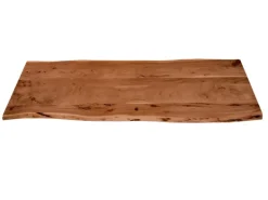 SAM Tischplatte Baumkante Akazie Nuss 160 x 60 cm CURT