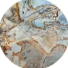 Sanders & Sanders Selbstklebende Runde Tapete Marmor Multicolor Ø 125 cm 611765