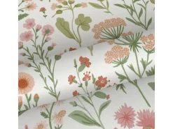 Sanders & Sanders Tapete Feldblumen Grün 50 x 900 cm
