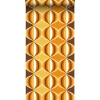 Sanders & Sanders Tapete Retro-Ornamente Gelb Braun und Orange 53 cm x 10.05 m