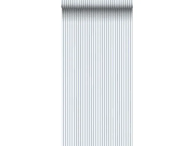 Sanders & Sanders Tapete Streifenmuster Graublau 50 x 900 cm