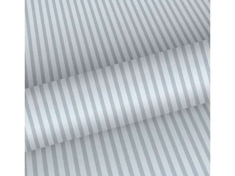 Sanders & Sanders Tapete Streifenmuster Graublau 50 x 900 cm