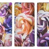 Sanders & Sanders Wandtattoo Rosen Lila Gelb und Orange 42,5 x 65 cm 600322