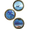 Sanders & Sanders Wandtattoo Unterwasserwelt Blau 42,5 x 65 cm 600316
