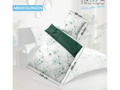SANILO Bettwäsche 4-teilig Eukalyptus