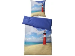 SANILO Bettwäsche 2-teilig Leuchtturm