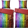 SANILO Bettwäsche 4-teilig Rainbow