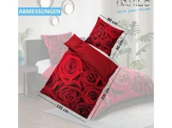 SANILO Bettwäsche 4-teilig Rosen