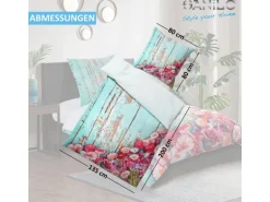 SANILO Bettwäsche 4-teilig Spring
