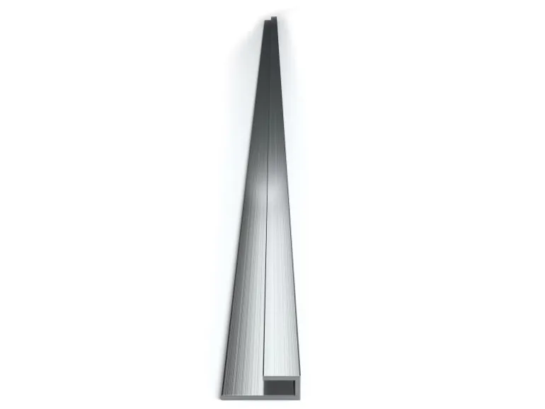 Sanowall Abschlussprofil Silber Matt