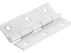 Scharnier Schmal Weiß Pulverbeschichtet 80 mm x 42 mm