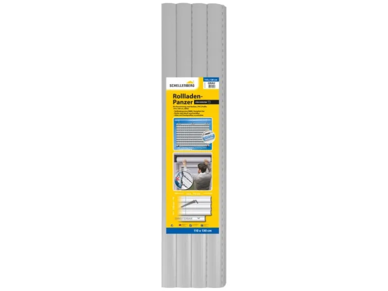 Schellenberg Rollladenpanzer Maxi PVC 130 cm x 110 cm Grau
