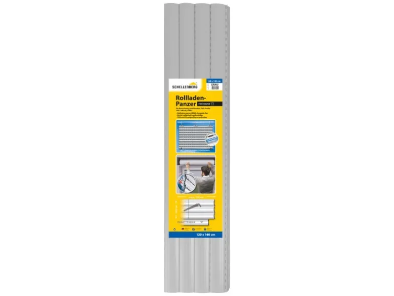 Schellenberg Rollladenpanzer Maxi PVC 140 cm x 120 cm Grau