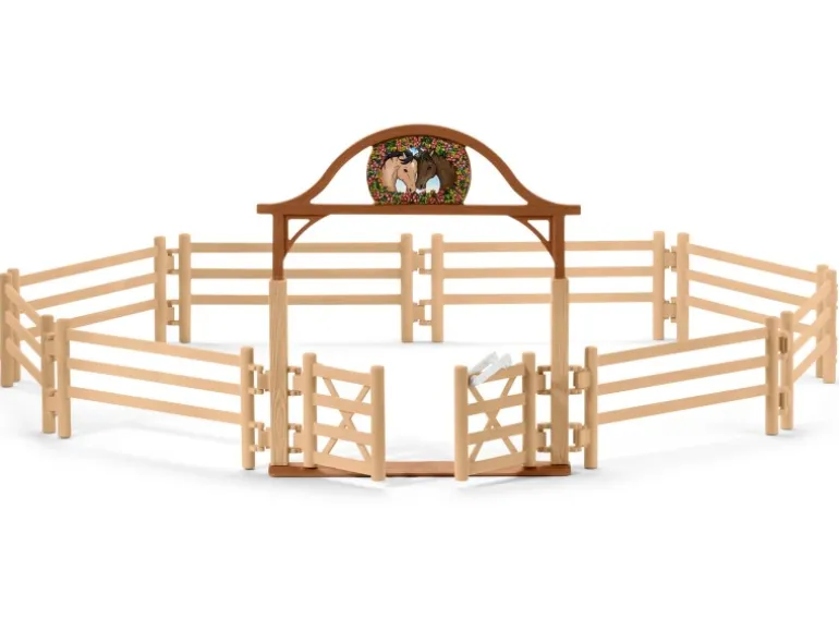 Schleich Horse Club Pferdekoppel mit Eingangstor