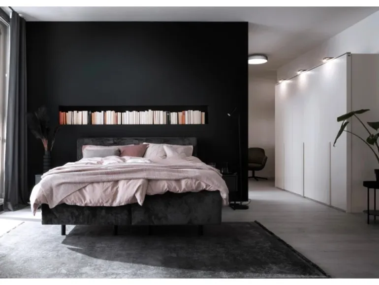 Schöner Wohnen Aluminium-Vorhangschienenset Emilia 1-läufig 230 cm Schwarz-Matt