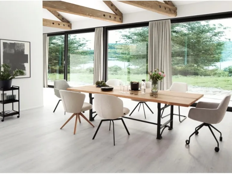 Schöner Wohnen Aluminium-Vorhangschienenset Emilia 1-läufig 160 cm Schwarz-Matt