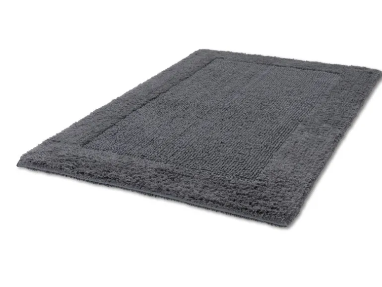 Schöner Wohnen Badteppich Bahamas 67 cm x 110 cm Bordüre Anthrazit