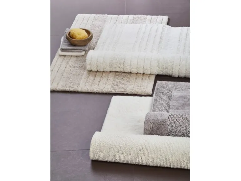 Schöner Wohnen Badteppich Bahamas 67 cm x 110 cm Bordüre Anthrazit