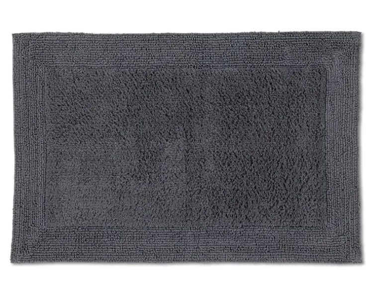 Schöner Wohnen Badteppich Bahamas 67 cm x 110 cm Bordüre Anthrazit