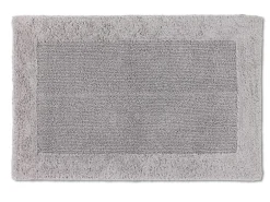 Schöner Wohnen Badteppich Bahamas 67 cm x 110 cm Bordüre Hellgrau