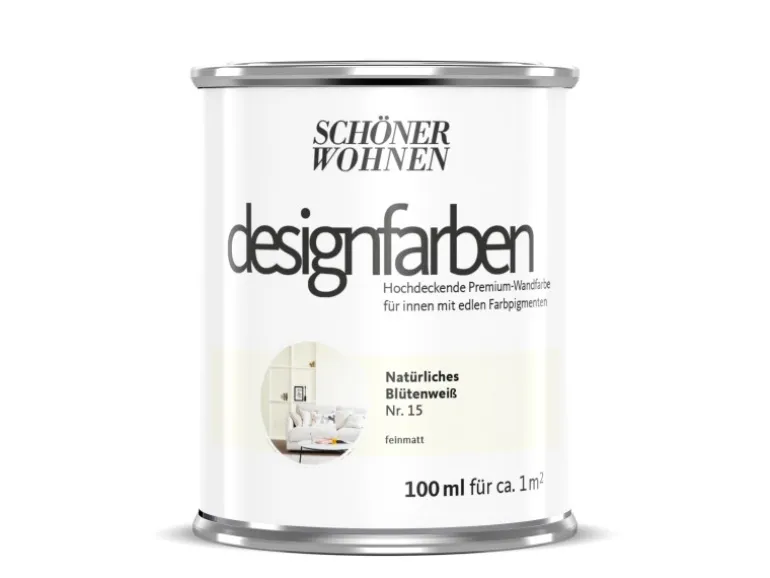 Schöner Wohnen Designfarben Natürliches Blütenweiß 100 ml