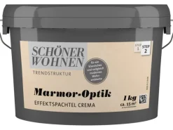 Schöner Wohnen Marmor-Optik Effektspachtel Crema 1 l