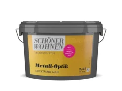 Schöner Wohnen Metall-Optik matt Gold 1 l